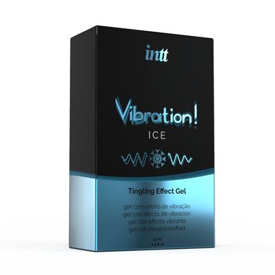 Жидкий вибратор Intt Vibration Ice (15 мл), густой гель, очень необычный, действует до 30 минут SO2920 фото