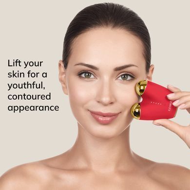Микротоковый подтягиватель лица GESKE MicroCurrent Face-Lifter 6в1 red HB0636 фото