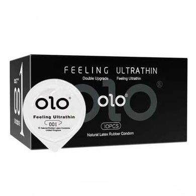 Набор OLO 0.01 Feeling Ultrathin Black (ультратонкие) 10 шт OLO1 фото