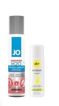 Набор лубрикантов System JO H2O WARMING (30 мл) + pjur Woman Vegan 30 мл LB174 фото