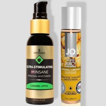 Sensuva Ultra-Stimulating On Insane Caramel Apple (57 мл) + JO Juicy Pineapple (30 мл) LB223 фото