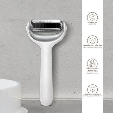 Ролер для голкової мезотерапії обличчя та тіла GESKE MicroNeedle Face&Body Roller 9в1 white HB0025 фото