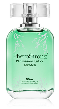 Чоловічі парфуми з феромонами PheroStrong Entice For Men (Цитрусово-деревний з квітковими нотами, 50 мл) LD30 фото