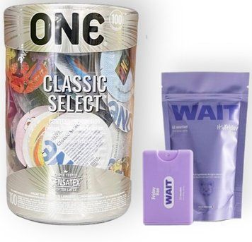 Набір з 100 шт ONE Classic Select + WAIT, 10 мл Friday Bae SOS9005 фото