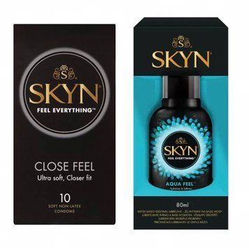 Набор : SKYN Close Feel 10 шт и Лубрикант SKYN AQUA FEEL 80 мл SK96 фото