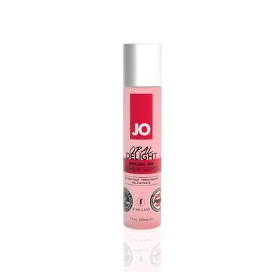 Гель для оральных ласк System JO Oral Delight - Strawberry Sensation (30 мл), эффект холод-тепло SO1496 фото