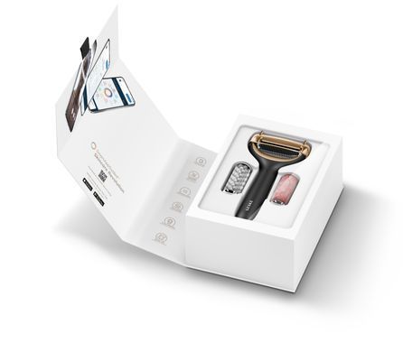 Ролер для голкової мезотерапії обличчя та тіла GESKE MicroNeedle Face&Body Roller 9в1 gray HB0207 фото