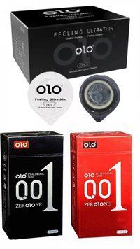 Набор из 30 шт : OLO - Feeling Ultrathin , Black , Warming SOS261 фото
