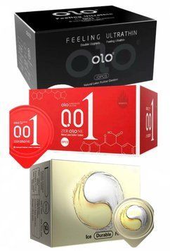 Набір All OLO 30 шт : класичні , розігріваючі , пролонгуючі OL50 фото