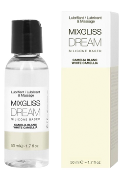Премиальный силиконовый лубрикант с ароматом белой камелии Mixgliss Dream White Camelia (50 мл) SO1363 фото