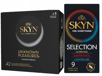 Набір : Skyn Selection 9 шт та SKYN Pleasures 42 шт SK65 фото