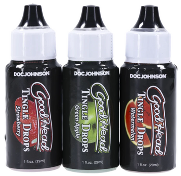 Набір крапель для орального сексу Doc Johnson GoodHead Tingle Drops (3 шт. по 29 мл) SO9853 фото