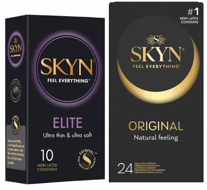 Набор : Skyn Original 24 шт и SKYN Elite 10 шт SK66 фото