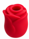 Вакуумний стимулятор 2-в-1 у формі троянди Rose R-0060 (Яскраво-рожевий) R-0060 фото 1