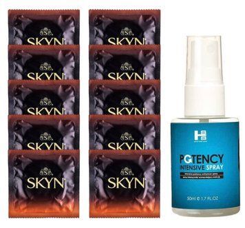 Комплект Skyn Warming 10 шт + SHS Potency Spray (50 мл) SOS14444 фото
