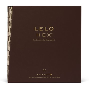 Набір LELO HEX Condoms Respect XL (великого розміру) 36 шт LH4 фото