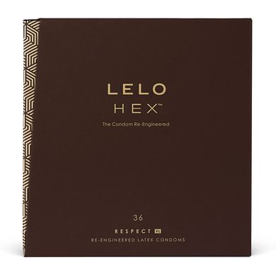 Набор LELO HEX Condoms Respect XL (большого размера) 36 шт LH4 фото