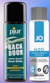 Набор лубрикантов pjur backdoor Regenerating 30 мл + System JO H2O ORIGINAL (120 мл) LB471 фото