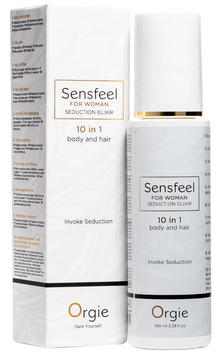 Эликсир для тела и волос 10-в-1 с бустером феромонов Orgie Sensfeel Seduction Elixir for Woman (100 мл) SX1542 фото