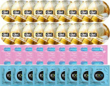 Набір 36 шт ONE Banana Split + Pasante Extra Sensitive + EXS Air Thin SOS7763 фото
