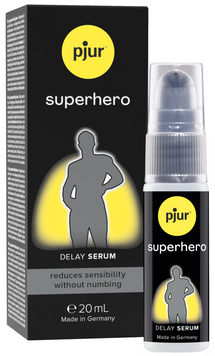 pjur superhero Delay Serum &mdash; Концентрированная сыворотка-пролонгатор для мужчин на силиконовой основе, 20 мл PJ12090 фото