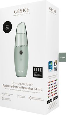 Увлажнитель для кожи лица GESKE Facial Hydration Refresher 4 in 1 green HB0162 фото