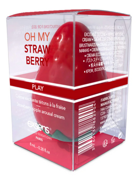 Збуджувальний бальзам для сосків EXSENS Oh My Strawberry (8 мл) &mdash; зі смаком полуниці та охолоджувальним ефектом SO3335 фото
