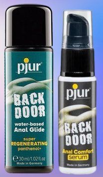 Набор лубрикант pjur backdoor Regenerating 30 мл + Сыворотка pjur backdoor Serum 20 мл LB499 фото