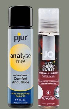 Набір лубрикантів pjur analyse me! Comfort water glide 100 мл + System JO Cherry Burst (30 мл) LB1000 фото
