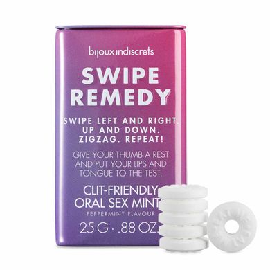 Мятные конфеты Bijoux Indiscrets Swipe Remedy – clitherapy oral sex mints SO5911 фото