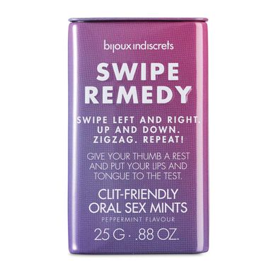 М'ятні цукерки Bijoux Indiscrets Swipe Remedy – clitherapy oral sex mints SO5911 фото