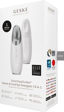 Енерджайзер для очей GESKE Warm&Cool Eye Energizer 6в1 white HB0117 фото