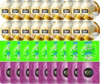 Набор 36 шт ONE Banana Split + Pasante Mint Tingle + EXS EXTRA SAFE SOS7660 фото