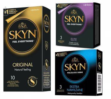 Набір Skyn 16 шт : Original -10 шт , Elite -3 шт , Extra Lube -3 шт SK78 фото