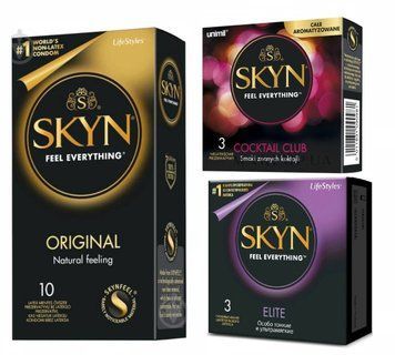 Набір Skyn 16 шт : Original -10 шт , Elite -3 шт , Cocktail Club -3 шт SK79 фото