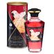 Разогревающее масло Shunga Aphrodisiac Warming Oil - Sparkling Strawberry Wine (100 мл) без сахара SO2497 фото 1