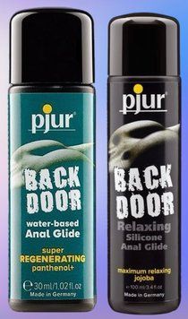 Набор лубрикантов pjur backdoor Regenerating 30 мл + pjur backdoor anal Relaxing jojoba silicone 100 мл LB502 фото