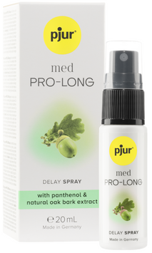 Пролонгировочный спрей pjur MED Prolong Spray 20 мл с экстрактом дубовой коры и пантенолом PJ10910 фото