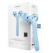 Електронний ультразвуковий ролик для обличчя та тіла GESKE Sonic Facial&Body Roller 4в1 aquamarine HB0038 фото 1