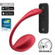 Вібратор для точки G із дистанційним керуванням Satisfyer Shiny Petal Connect App &mdash; твій солодкий секрет SX1220 фото 1