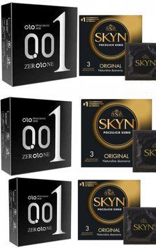 Набор 18 шт Skin Original + Olo Feeling Ultrathin SOS1924 фото