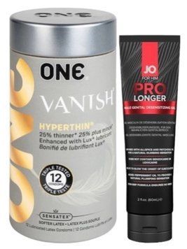 Набор из 12 шт ONE Vanish + Пролонгатор System JO Prolonger Gel (60 мл) SOS9200 фото