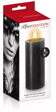 Низькотемпературна БДСМ-свічка Fetish Tentation Black BDSM Candle, чорна SO3754 фото