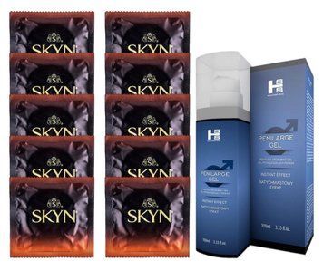 Комплект Skyn Warming 10 шт + SHS Penilarge Gel (100 мл) SOS14451 фото