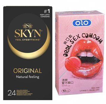 Набір: Skyn Original 24 штук + OLO Oral Candy 10 штук SOS40 фото