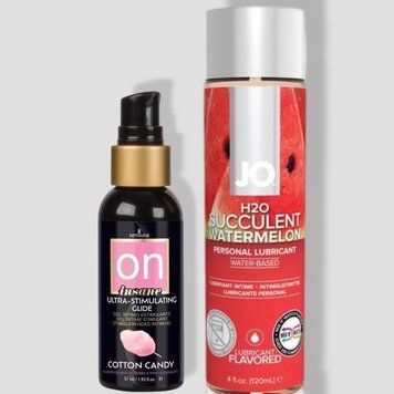 Sensuva Ultra-Stimulating On Insane Cotton Candy (57 мл) + System JO Watermelon (120 мл) LB117 фото