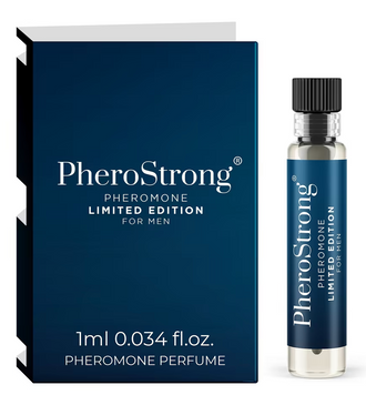 Мужские духи с феромонами PheroStrong Limited Edition For Men (Деревянный пряный, Пробник, 1 мл) LD14 фото