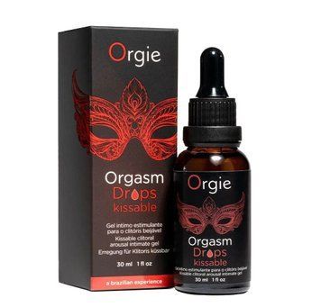 Возбудительные капли для клитора Orgie Orgasm Drops Kissable, 30 мл ST28 фото