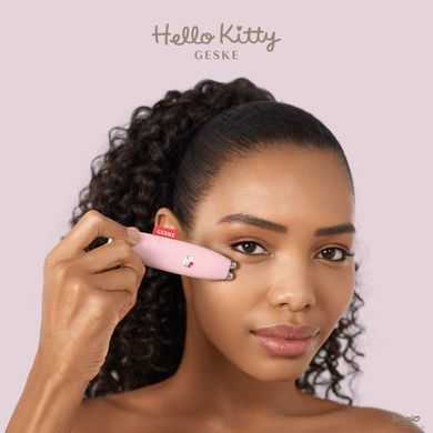 Мікрострумова ручка для підтяжки обличчя GESKE MicroCurrent Face-Lift Pen 6в1 by Hello Kitty pink HB0251 фото