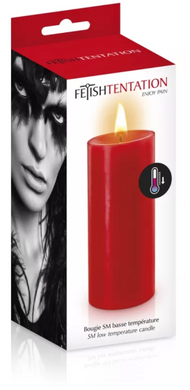 Низкотемпературная свеча БДСМ Fetish Tentation Red BDSM Candle, красная SO3755 фото